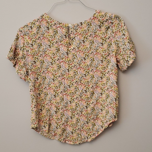 LOFT Floral Scoopneck Blouse - Picture 4 of 5